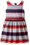 Pippa & Julie Big Girls' Striped Knit Fit and Flare Dress
