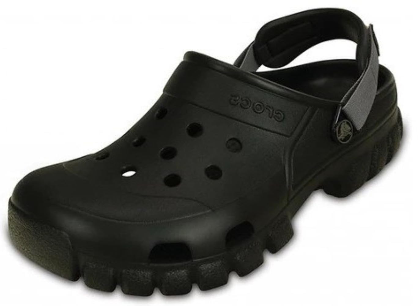 Crocs Crocs Zuecos deportivos unisex todoterreno, negro/grafito, 7 hombres/9 mujeres
