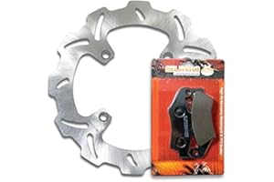 Sumo Brakes Suzuki Front Brake Disc Rotor + Pads Combo for RMZ 250 K (2004-2016) & RMZ 450 K (2005-2016) Motorcycle