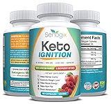 Keto Ignition - Weight Loss Diet Pills for Women & Men - Exogenous Ketones Supplement - Raspberry Ketones & African Mango - Includes Ketogenic Fat Burner Guide