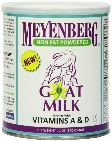 Meyenberg Goat Milk, Non Fat Powdered Goat Milk, 12 oz (340 g) by Bangalla
