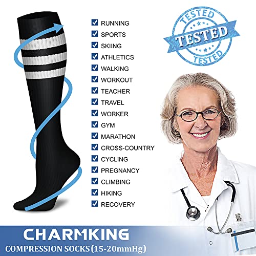 Marathon Socks Compression Socks Running Amazon CHARMKING