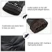 Winter Women's Touchscreen Texting Driving Warm Pu Leather Gloves, Fleece Lining Warm Gloves for Women, Black, Medium