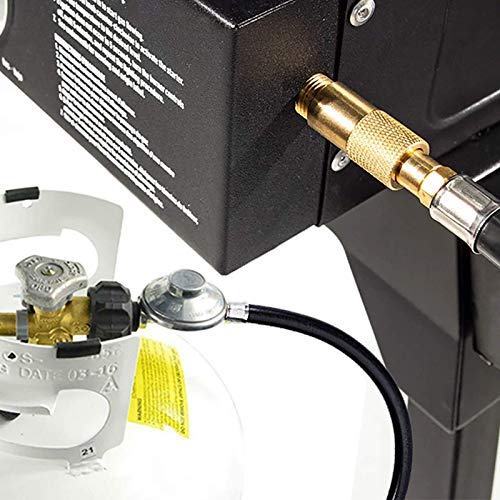 GasSaf 6 FT Propane Regulator Hose, Propane Adapter Hose with Regulator