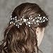 Artio Wedding Hair Vine Accessory Bridal Headpiece for Bride and Bridesmaids (Silver)
