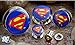 Superman Screw-on plugs 316l Surgical Steel Nickle Free (1 Pair) Different Sizes Available