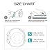UMAXGET for Fitbit Blaze Bands, Sport Wristband Silicone Replacement Strap with Silver Frame for Fitbit Blaze Smart Fitness Watch Silver&White Small
