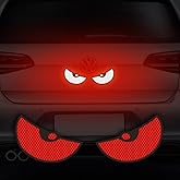 Car Reflective Stickers Decals Suitable red Eye Pattern for car Trunk Rear Tailgate Bumper car Glass Motorcycle Bicycle Helmet and More