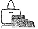 Vera Bradley Women's 4 Piece Cosmetic Makeup Organizer Bag, Camocat, One Size