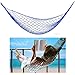 Apontus 40327 Single Nylon Rope Hammock, Blue