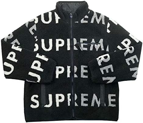 reversible logo fleece jacket supreme