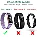Zethot Compatible with Fitbit Charge 3 Charger Cable 2 Pack(1.64FT+3.3FT), Replacement USB Charging Cable Cord Clip Dock Accessories Adapter.