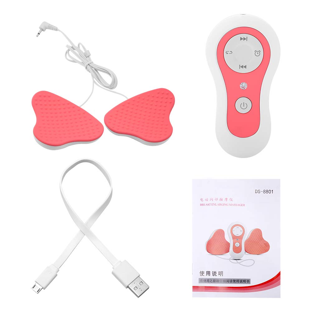 Uxsiya Breast Enlargement Massaging Pad Chest Massage Stiff Sore Muscle Stimulator Vacuum Breast Pump Breast Massager Butt Lift Machine Nipple Enlarge for Women Female