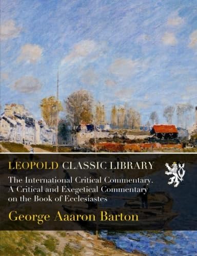 Amazon.com: The International Critical Cmmentary a Critical and