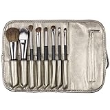 Matto Goat Hair 8-Piece Travel Makeup Brush Set with Bag