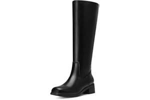 CELLENZ Womens Knee High Boots: 1.77 In Wide Calf Riding Boot, Square Toe Low Heel Flat Long Boots, 2025 Fall Fashion Women's Tall Boots