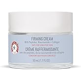 First Aid Beauty Firming Collagen Cream with Collagen, Peptides and Niacinamide – Day + Night Anti-Aging Face Moisturizer – 1.7 fl oz