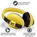 Noise Cancelling Baby Ear Protection Baby Earmuffs ~ Protect Infants and Kids Hearing with Safe, Sound Proof Baby Ear Muffs ~ Comfort Fit + Bonus Travel Bag and Stickers by ROMS Baby (Yellow)
