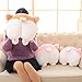 ANJUU Pets Puppy Cute Corgi Butt Throw Pillow Neck Support Pillow Cushion Travel Pillows Animals Stuffed Toy Gifts(42x42cm)