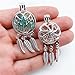 10pcs Angel Wings Wish Dream Catcher Pearl Cage Bright Silver Beads Cage Locket Pendant Jewelry Making-for Oyster Pearls, Essential Oil Diffuser, Fun Gifts (Angel Wings)