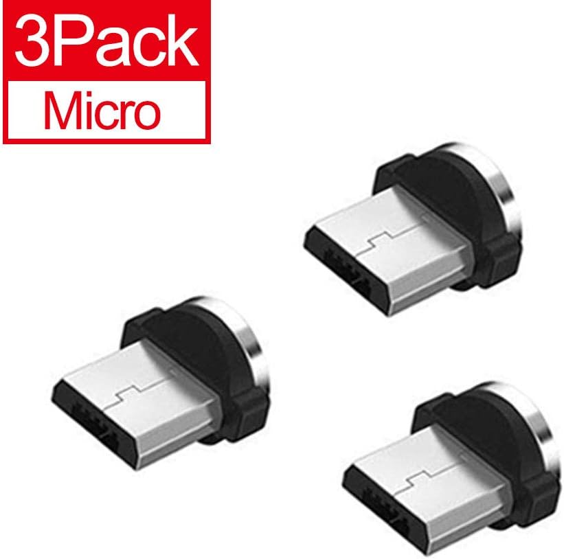 360°Rotating Magnetic Phone Cable Adapter Connector Tips Head for Micro: Industrial & Scientific