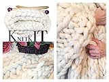 KNIT KIT, Super Chunky Merino, Needles, Patterns (Natural)