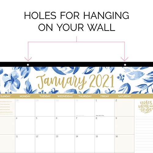 bloom daily planners 2021 Calendar Year Desk/Wall Monthly Calendar Pad