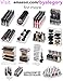 byAlegory Acrylic Makeup Brush Organizer 24 Space Storage w/ Deep Slots For Cosmetic Beauty Brushes Refillable Container - Pink Clear