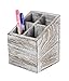Wooden Pencil Holder with 4 Compartments (5.25 x 4 in.)