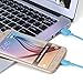EZOPower 10 ft Micro USB Cable, Extra Long 10ft Blue Micro-USB 2in1 Sync and Charge USB Data Cable for Samsung, HTC, LG and Other Any Micro USB Powered Device