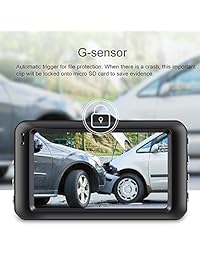 Dash Cam, Innosinpo 1080P 3 "FHD DVR Grabador de conducción de automóviles Cámara de salpicadero de automóviles con grabación de bucle G Sensor WDR gran angular de 170 ° y detección de movimiento