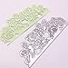 Leaves Flower Border Metal Die Cuts, Wedding Invitation Cutting Dies Cut Stencils Template for DIY Scrapbooking Photo Album Decorative Embossing Paper Dies for Card Making