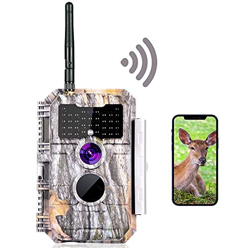 Wireless WiFi Game Camera Trail Deer Cam 24MP 1296P MP4 H.264 Video No