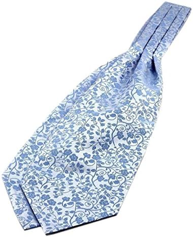 Hello Tie Men's Cravat Ties Jacquard Woven Ascot Tie Classic Present