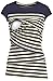 Milk Nursingwear Striped Solid Yoke Nursing Top