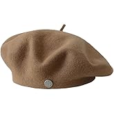 Women Wool Beret Hat Classic French Wool Hat Artist Beret Cap Winter Solid Color French Beanie Cap Hat Vintage Berets