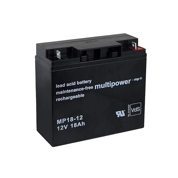akku-net Bleiakku (multipower) MP18-12 VDs, 12V, Lead-Acid