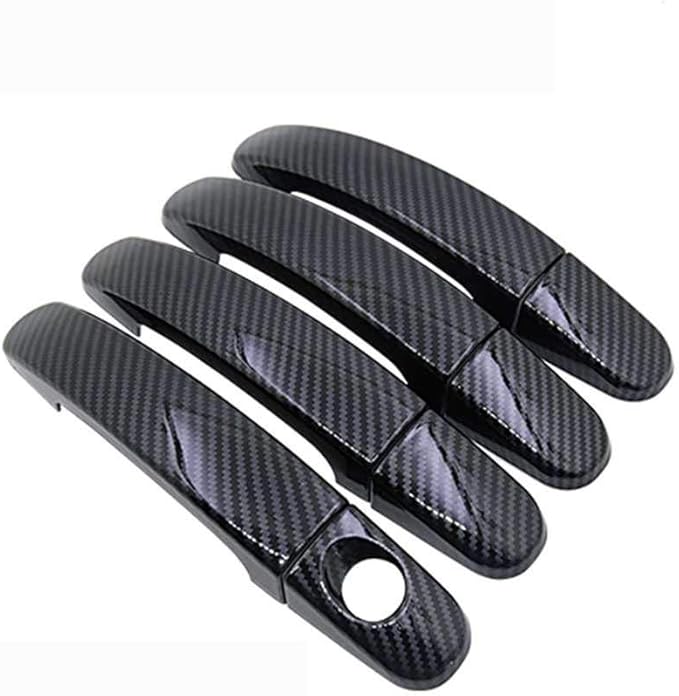 MPOQZI Car Accessories Black Door Handle Cover,Fit for Ford KUGA MK1