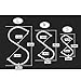 GXHUANG Heavy Duty Metal Chrome Plated S Shape Hooks, Set of 10 (Large)