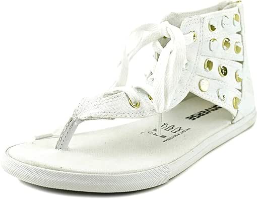 Amazon.com | Converse Women's Chuck Taylor Gladiator Hi White Sandal - 10M | Sandals