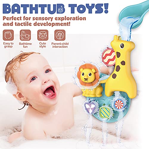 Baby Bath Toys for Toddlers 1 2 3 Year Old, Interactive Sensory Toys
