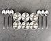 Stainless Steel Egg Cups Set for Hard Soft Boiled Eggs with 6 Egg Cup Holders 6 Egg Spoons