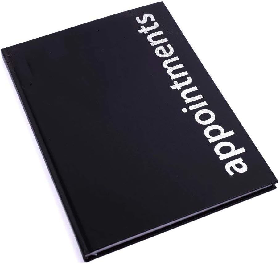 Agenda Appointment Book 6 Column Assistant AB6B Black