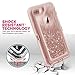 iPhone 8 Plus Case, iPhone 7 Plus Case, iPhone 6(S) Plus 5.5 Case, Modes Wireless 3D Glitter Sparkle Heavy Duty Quicksand Liquid Cover Shockproof Bumper Anti-Drop for IPhone 8 Plus (Rose Gold)