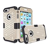 iPhone 7 Plus Case, Anna Shop Studded Rhinestone 3in1 Shockproof Hybrid Full-body Protective Case Hard Cover PC+Silicone Full Body Protective High Impact Defender Cover For iPhone 7 plus