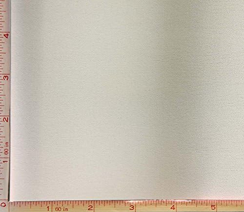 Cream Beige 70 Denier Interlock Lining Fabric 2 Way Stretch Polyester 5.5 Oz 58-60"