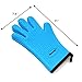 Silicone Oven Gloves Extra Thick Heat Resistant Oven Mitts from Aocome, for Cooking Grilling BBQ and Baking, Quilted Cotton Lining, Waterproof Non-Slip Grip Food Grade Safe 1 Pair