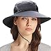 Ordenado Womens Sun Hat UV Protection, Foldable Mesh Waterproof Wide Brim Bucket Hats for Summer Beach Fishing Hiking