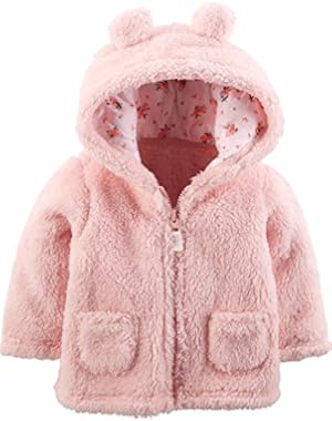 Carters Baby Clothing Outfit Girls Hooded Sherpa Jacket