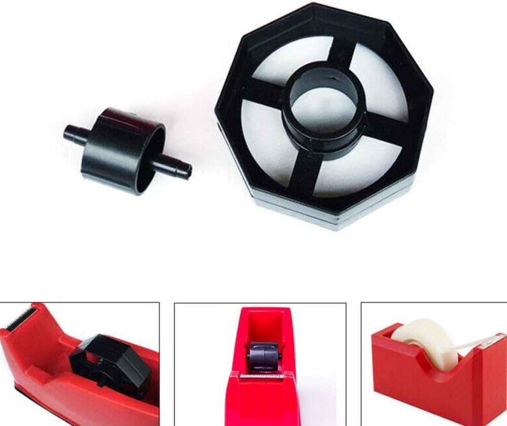 Gaosheng Replacement Spare Sellotape Tape Dispenser Spin Black Durable